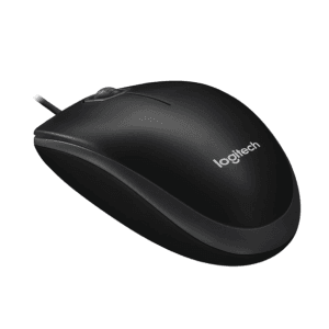 Logitech B100 bedrade muis – zwart
